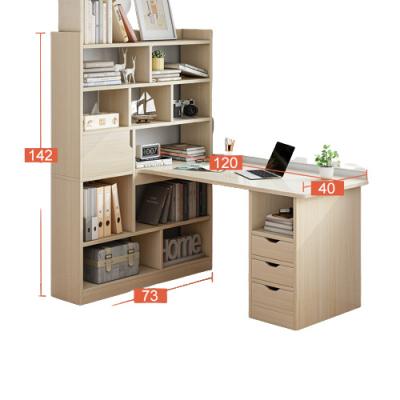 China The other all-in-one bookcase study rental table simple children's table home bedroom computer desk and shelf combination for sale