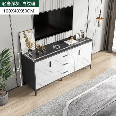 China Nordic TV cabinet (the other) high quality light luxury modern apartment adjustable TV cabinet small for living room TV large capacity rack for sale