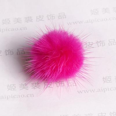 China Wholesale DIY Promotion Gift 3cm 4cm 5cm Key Chain Poms for sale