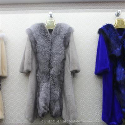 China 2017 New Fashion Anti-wrinkle Real Mink Winter Women Real Fur Coat Luxury Genuine Fur Jacket for sale