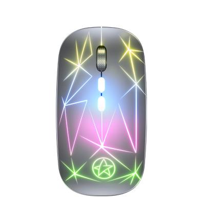 China Rechargeable Lithium Battery Colorful Optical 2.4Ghz Gaming Wireless Gaming Mouse for sale