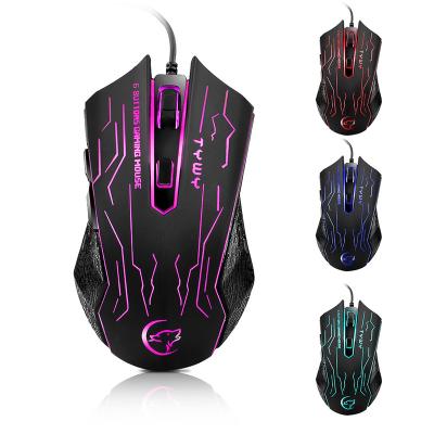 China High Sensitivity Mouse Game 7 Color Backlight 6 Button LED For Computer Laptop Wired Mouse for sale