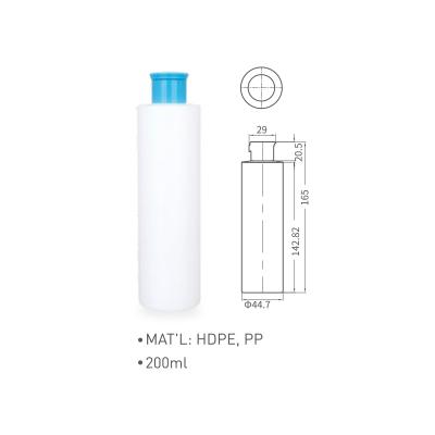 China 30ml~300ml HDPE LDPE PET PETG pp PE Plastisc Cosmetic Bottle PP Cosmetic Bottle With Caps Lid for sale