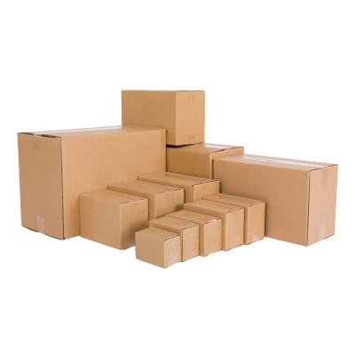 China Wholesale Recyclable Cheap Price Corrugated Cardboard Strong Paperboard Kraft Paper Moving Shipping Box With Custom Logo Print for sale