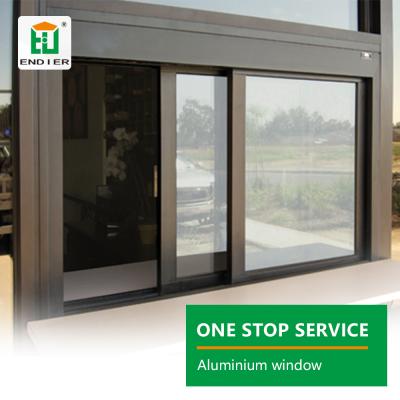 China Sliding price receipt single small size aluminum window aluminum sliding windows for commercial for sale