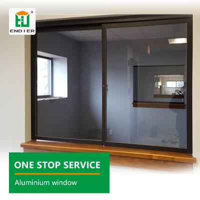 China Sliding Small Window And Aluminum Window Glass Aluminum Profile Models Double Reception Sliding Door for sale