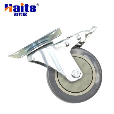 China Industrial Outdoor Furniture Iron+PVC Material Load Capacity 60-80kg Caster Wheel for sale