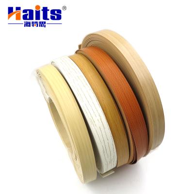 China Furniture / Cup Panel / Door Furniture Accessories Color All Alternate Wood Grain Dark PVC Edging for sale