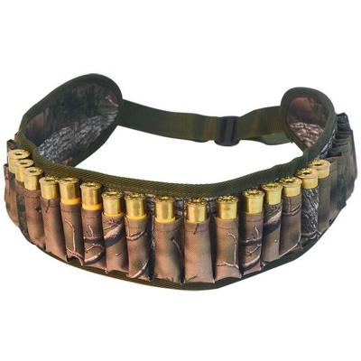 China Tactical Shell Ammo Waist Belt Holder Airsoft Pouch Hunting Rifle Cartridge Pouch Belt 12 Gauge Bandolier Quick Release Buckle 30 Series for sale