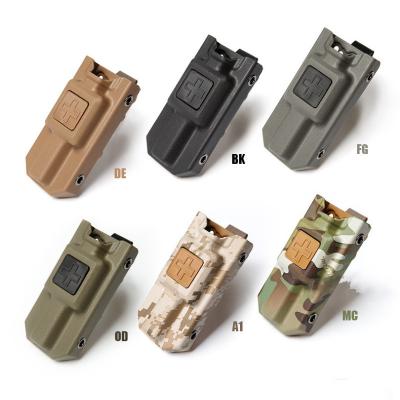 China Portable Tactical Outdoor Molle EMT Tourniquet Carrier Pouch Mount Hunting First Aid EDC Pouch Case Box Turnstile Kit Storage Bag for sale