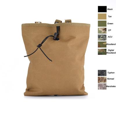 China Outdoor Travel Increasing Pouch Mag Recovery Pouch Drawstring Tactical Camping MOLLE Dump Magazine Reusing Pouch Airsoft Hunting Gear for sale