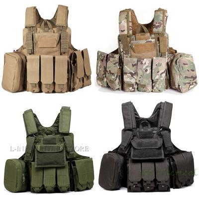 China Nylon Tactical Molle CIRAS Vest Body Armor Military Plate Carrier Chest Rig with Magazine Bag Hunting Airsoft Vest for sale