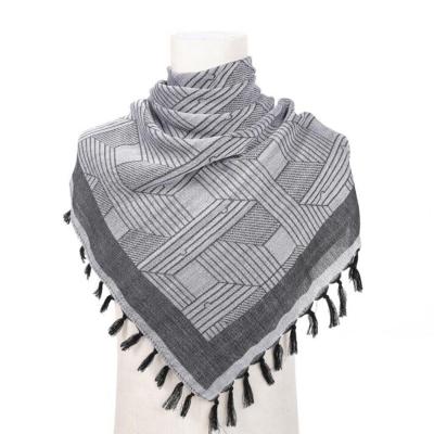 China Tactical Unisex Cotton Arab Keffiyeh Shemagh Shawl Neck Cover Head Wrap Windproof Scarf Hunting Military Camper Scarf for sale