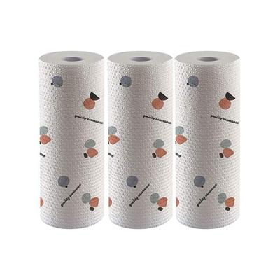 China High Water and Oil Absorption Kitchen Paper Towel OEM Virgin Eco-friendly Wood Pulps Cheap 6 Rolls 2 Ply Plastic Bag Carton for sale