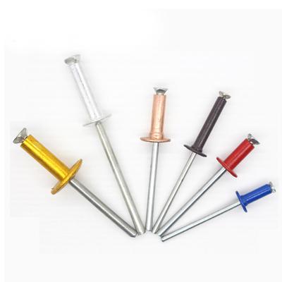 China Baby carriage color anodized blind aluminum skin type POP rivet flower class / aluminum blind rivet for sale