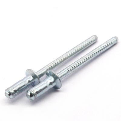 China Professional Milled Head Rivet Mild Steel Pop Single Handle Steel Blind Rivet for sale