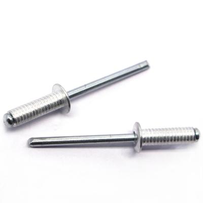 China Fastener steel rivet factory China aluminum steel rivet grooved type blind rivets with high quality for sale