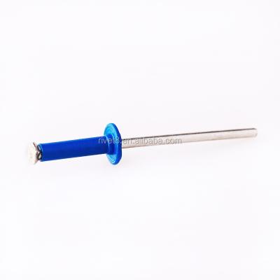 China Manufacturer Wholesale Aluminum Steel Low Price Rivets With Steel Mandrel Skin Type Blind Rivets for sale