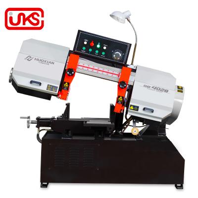 China Building Material Shops GB4028 Horizontal Scissors Style Metal Cutting Band Saw Machinery for sale