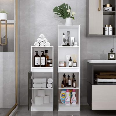 China Wooden Bathroom Storage Cabinet 3 Tier (Other) Adjustable for sale