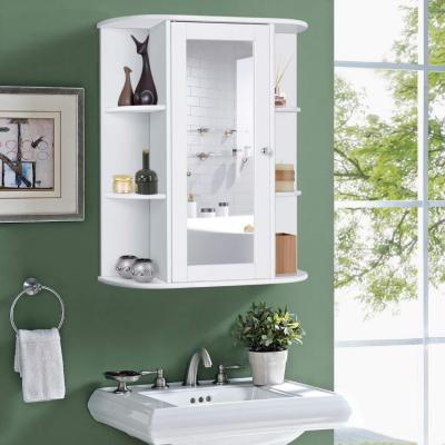 China Modern Wall Mount Mirrored Bathroom Vanity Cabinet With Shelf for sale