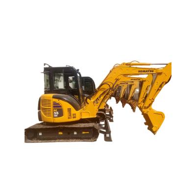 China Used Komatsu PC55 Excavator 5 ton Komatsu Excavator crawler mini digger bagger digger equipment 0.2mÂ in good condition; ³ for sale