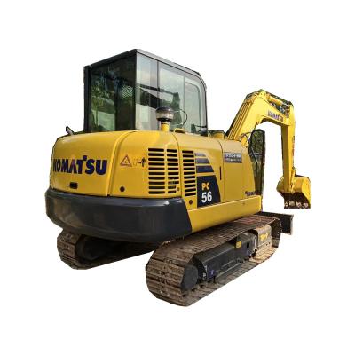 China Used pc56-7 used komatsu pc 56-7 excavator komatsu pc56-7 in low hours in shanghai for sale in high quality 0.35m²; ³ for sale