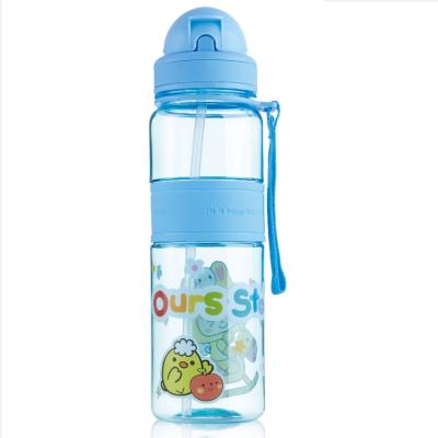 China Custom Sublimation Strap Cartoon Design Tritan BPA FREE Kids Water Bottle Viable for sale