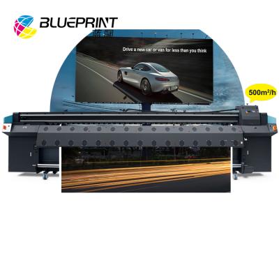 China 5M Advertising Banner 1024i Printing Equipment Indoor Outdoor Solvent Inkjet Printer for sale