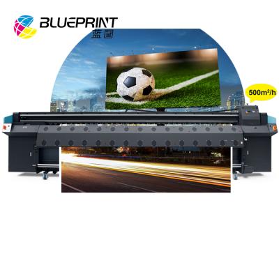 China Indoor Outdoor Advertising 5M Large Solvent Printer Printing Machine Machinery Equipment for sale