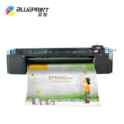 China Durable 3.2M Indoor Outdoor Advertising Roll To Roll UV Digital Inkjet Banner Printer Machine for sale