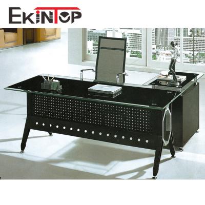 China Customized Ekintop Popular High Quality Office Desk Metal Executive Desk for sale