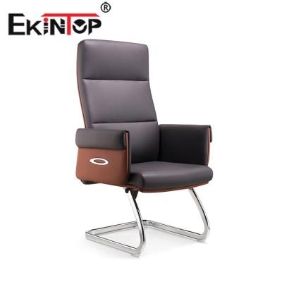 China (Size)Ekintop adjustable cheap popular steelcase office chair computer chair without wheels for sale