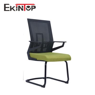 China (Size) Ekintop Adjustable Cheap Popular Office Chair Computer Chair Without Wheels for sale