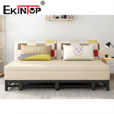 China Ekintop Foldable Modern Hot Sale Folding Sofa Come Bed Furniture Futon Sofa Bed Folding for sale