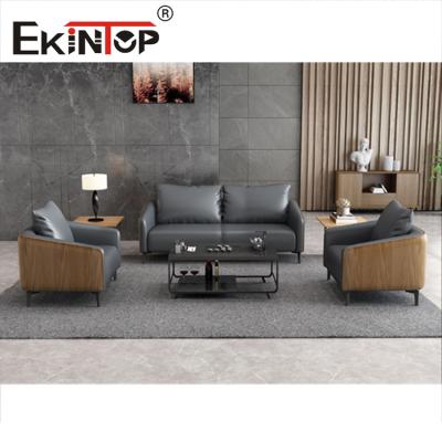 China Ekintop Popular Hot Sale Customized Wooden Sofa Set Modern Fabric Sofa Design for sale