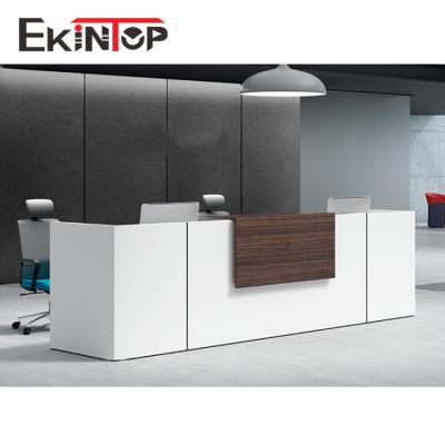 China Luxury Hot Sale Ekintop Spa Reception Salon Customized Front Desk for sale