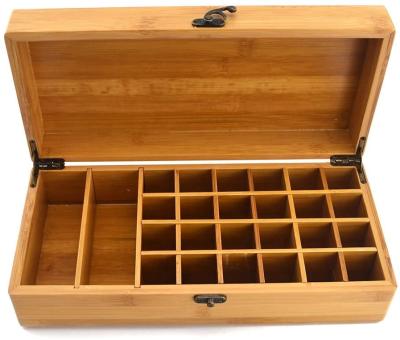 China Sustainable Aromatic Essential Oil Bamboo Storage Gift Box, Essential Oil Storage Box for sale