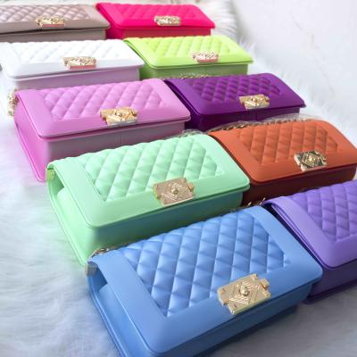 China Hot Selling Fashion Shoulder Bag Fashion Bag Fashion Jelly Bag Women's Jelly Bag Lady's Handbag Colorful PVC Shoulder Bag Fashion Bag for sale