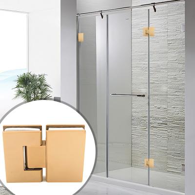 China Acrylic Tray 180 Degrees Wall To Glass Door Hinge Frameless Glass Pivot Hinge Hydraulic Shower Hinges for sale