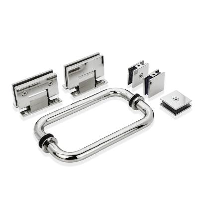 China Long Life Quadrado 90 Graus Polido de aço inoxidável Suave fechado Escuro de chuveiro Vidro Pivot Door Hinges à venda