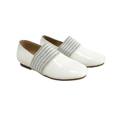 China Around To 2022 Wholesale Comfortable Dress Leather School Kids Formal White Leather Shoes For Children Upper Brand Shoes for sale