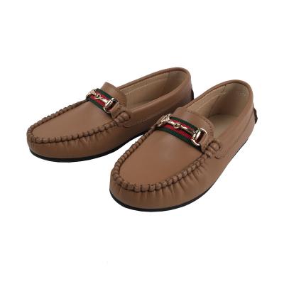 China Other Wholesale Kids Comfortable Leather Kids Shoes Boys 2021 Kids Sports Shoes All Season Kids Moccassin Leather Shoes for sale