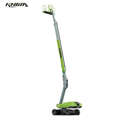 中国 21.5m Working Height Electric Telescopic Boom Lift 4WD AWP 販売のため