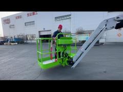 Electrical Articulating Boom Lift Platform operation