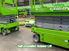 wind speed 12.5m/s self propelled scissor lift maximum platform height 8.1m