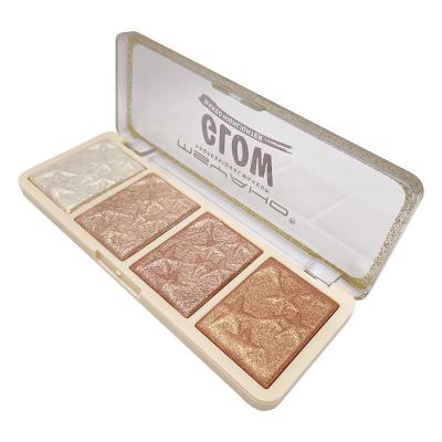 China Custom Makeup Vegan High Dye Private Label Eyeshadow Shimmer Eyeshadow Palette Waterproof Waterproof Eyeshadow Palette for sale