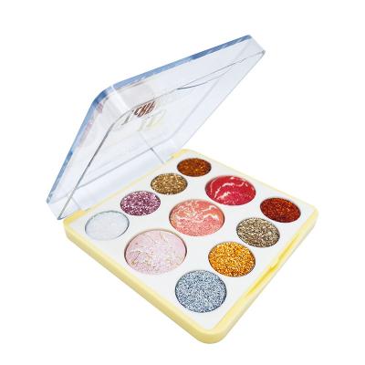 China Waterproof Factory Customized Instant Waterproof Multicolor Eyeshadow Advanced Light Color Eyeshadow Palette Customized for sale