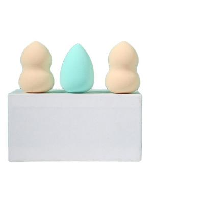 China Face Makeup Tools Hot Sale 2Pcs High Quality Makeup Sponge Puff Egg Set Cosmetic Powder Make Up Blender Sponge for sale