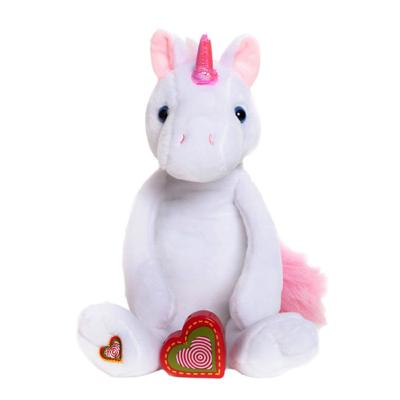 China Plush 20 Second Voice Tape Recorder Keeps Your Baby's Ultrasound Heartbeat Unicorn Safe Plush Toys for sale